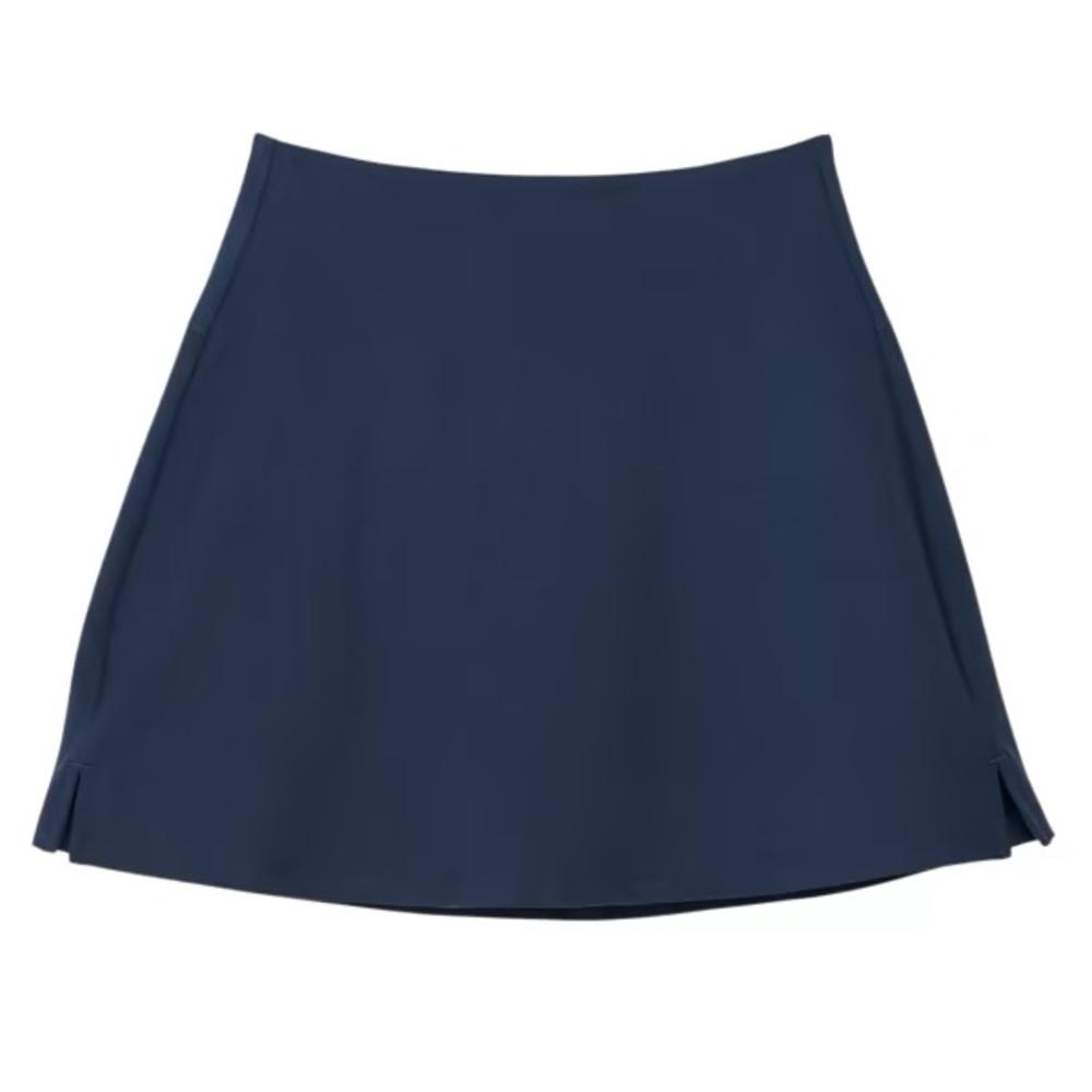 Girlfriend Collective Navy Blue Skort